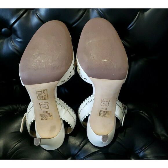 Tory Burch Marguerite Perforated Slingback Sandal Formal Shoes Size US 9.5 M - Picture 5 of 12